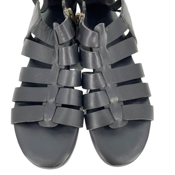 Acne Studios Tour Low Black Leather Greek Cushioned Sandals‎ Men EU 42 US 9 main image 12